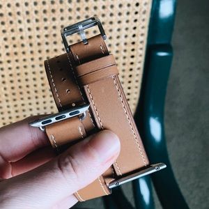 Leather Apple Watch strap